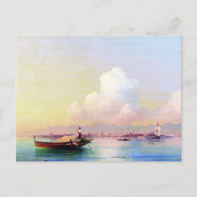 Ivan Aivazovskys syn på Venedig från Lido Vykort (Framsida)