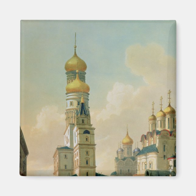 Ivan den Underbara Bell Torn i Moskva Magnet (Framsidan)