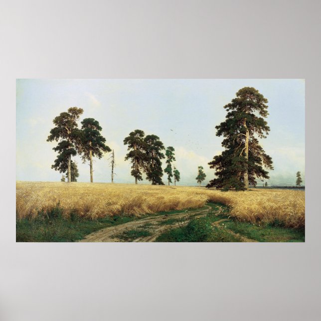 Ivan Ivanovich Shishkin (1832-1898) Rye Poster (Framsidan)