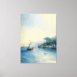 Ivan Konstantinovich Aivazovsky - Fartygstrafik på Canvastryck