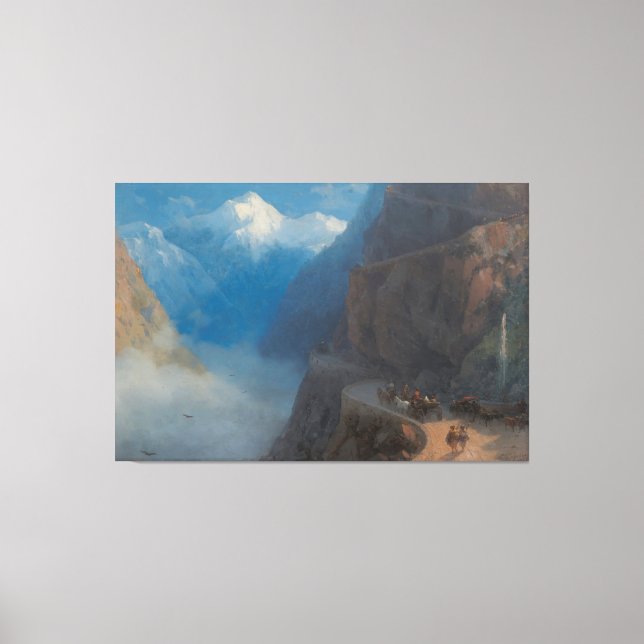 Ivan Konstantinovich Aivazovsky - Från Mleta  Canvastryck (Framsida)