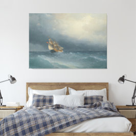 Ivan Konstantinovich Aivazovsky - The Lifting Stor Canvastryck