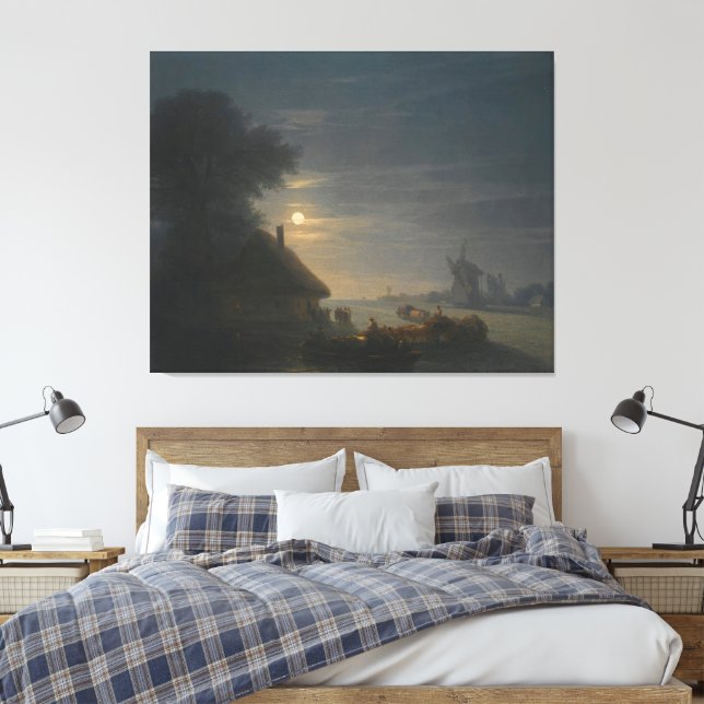 Ivan Konstantinovich Aivazovsky - Två Fartyg Till  Canvastryck (Insitu (sovrum))