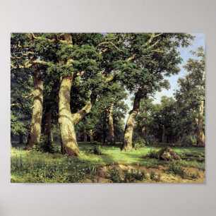 Ivan Shishkin-Oak Grove Poster