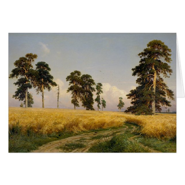 Ivan Shishkin Rye CC0452 Hälsningskort (Framsidan Horizontal)