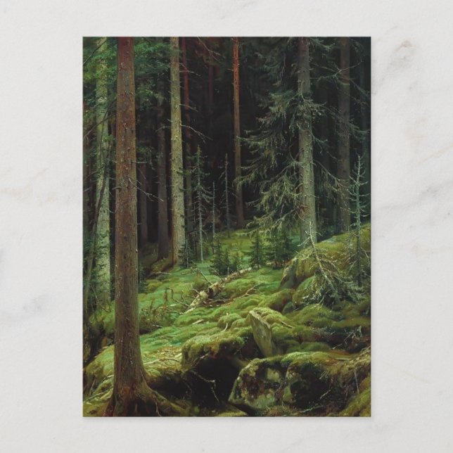 Ivan Shishkin-Thickets Vykort (Framsida)