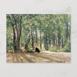 Ivan Shishkin- Vid sommarstugan Vykort