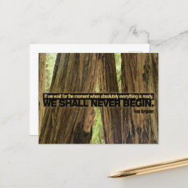 Ivan Turgenev-inspirationsofferten "Redo" Vykort