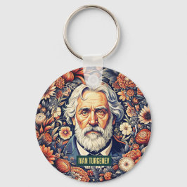 Ivan Turgenev , ryska författare. Nyckelring