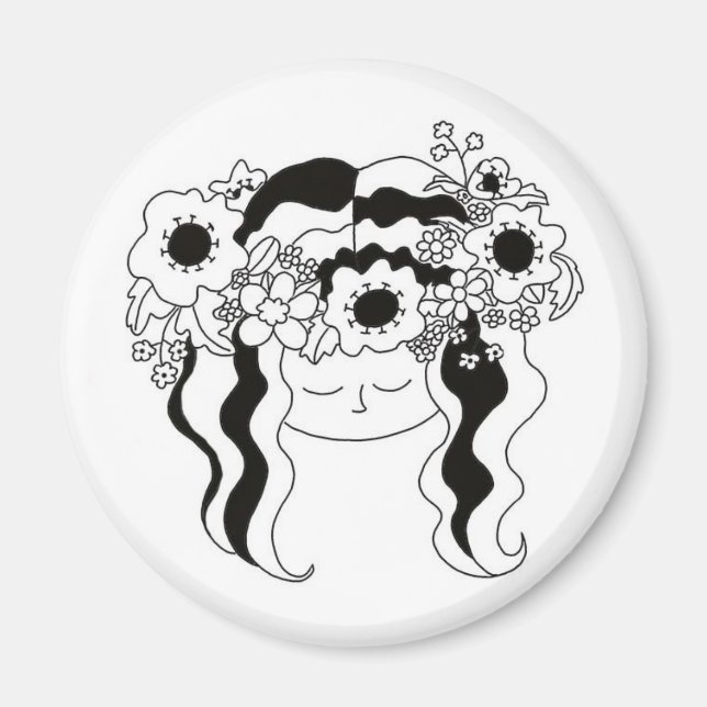 Ivana Kupala Ukrainska folkArt Magnet (Framsidan)