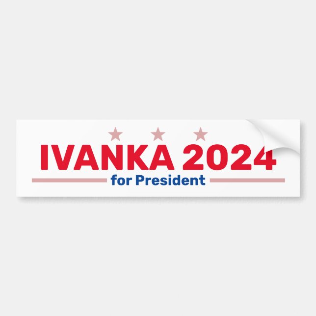 Ivanka 2024-stötdekal bildekal (Framsidan)