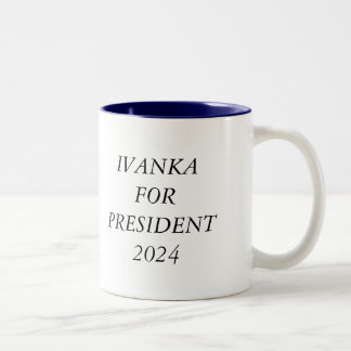 Ivanka för presidentmugg Två-Tonad mugg