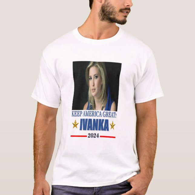 Ivanka trumf för presidenten - 2024 t shirt (Framsida)