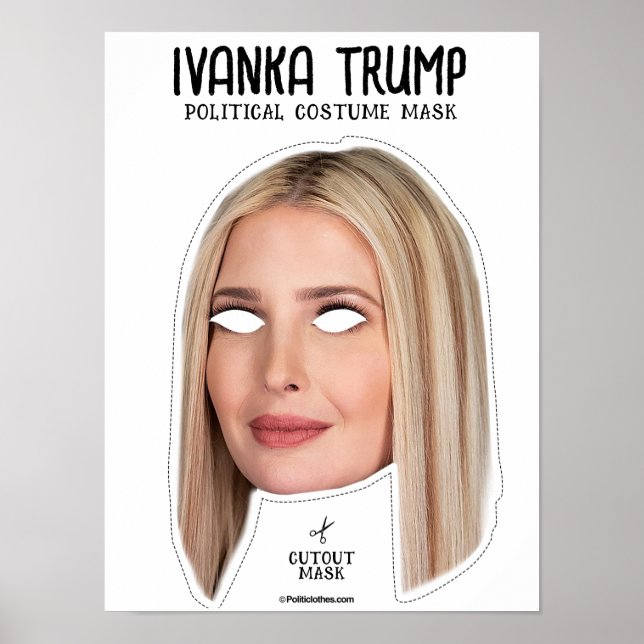 Ivanka Trump Costume Mask Poster (Framsidan)