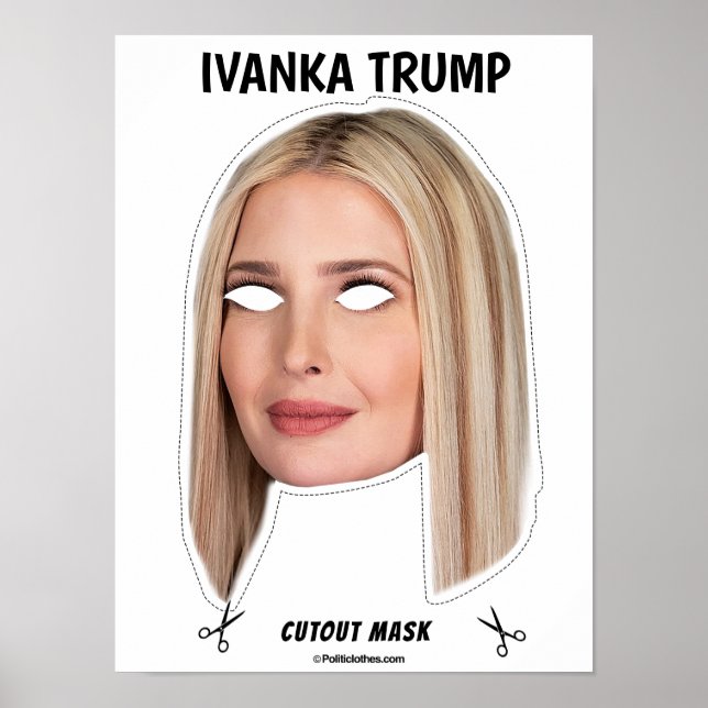 IVANKA TRUMP Halloween-mask Poster (Framsidan)