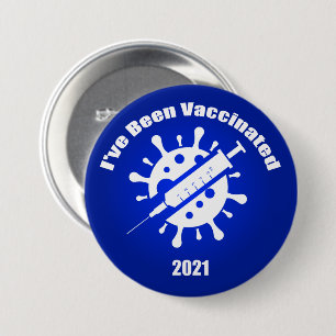 I've Been Vaccinated Blue Knapp