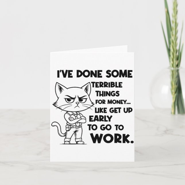 I've Done Some Terrible Things For Money Like Gett Kort (Framsida)