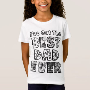 I've fick den bäst pappan som färgar någonsin t shirt