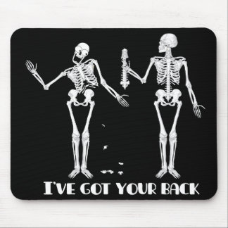 I've fick din baksida. Roliga skelett mousepad. Musmatta