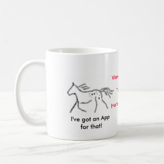 I've fick en App för det! Appaloosa Kaffemugg