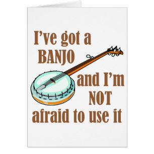 I've fick en Banjo Hälsningskort