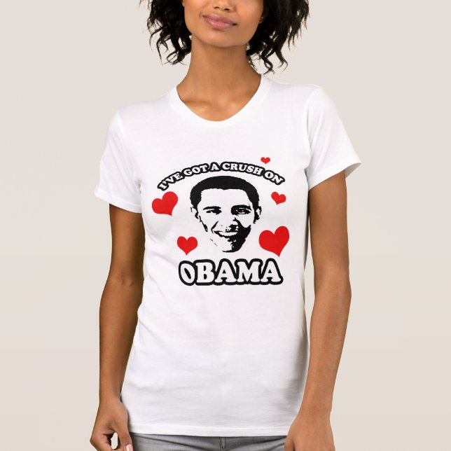 I've fick en fruktdryck på Obama T-shirt (Framsida)