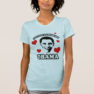 I've fick en fruktdryck på Obama T-shirt