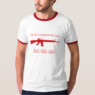 I've fick en maskingevär, HO HO HO det hårda T Shirt