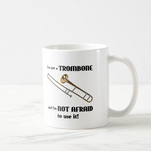 I've fick en Trombone Kaffemugg (Höger)