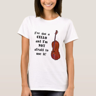 I've fick en violoncell tee shirt