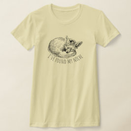 I've Found My Niche Cozy Napping Fox T Shirt