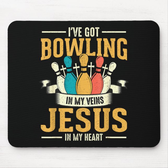 I've Got Bowling In My Veins Jesus In My Heart  Musmatta (Framsidan)