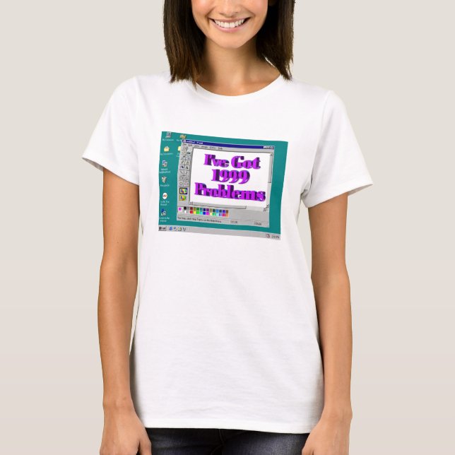 I've har 1999 problem tee shirt (Framsida)