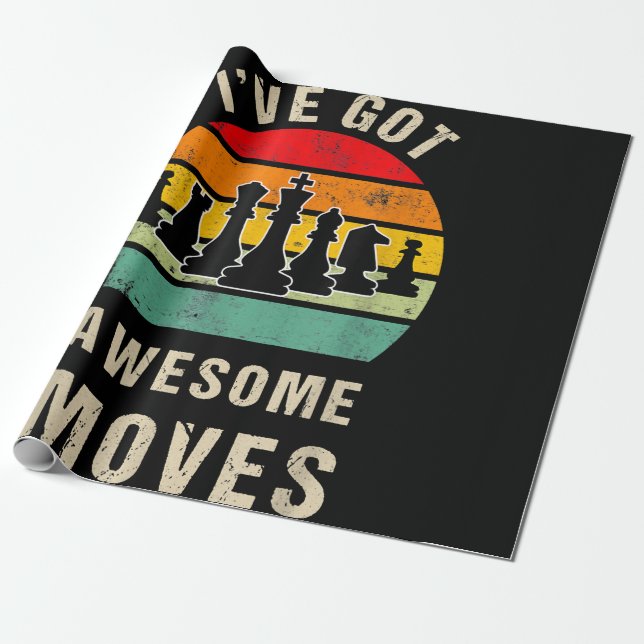 Ive Har Fantastisk Moves Chess Player Presentpapper (Utrullad)