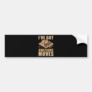 Ive Har Fantastisk Moves Chess T-Shirt Bildekal