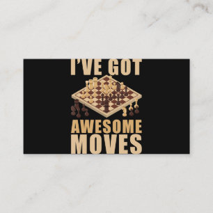 Ive Har Fantastisk Moves Chess T-Shirt Visitkort