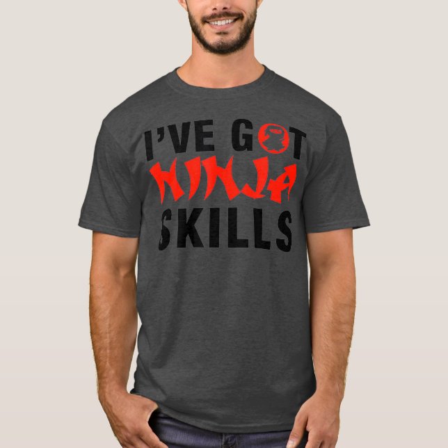 IVE HAR NINJA SKILLS T SHIRT (Framsida)
