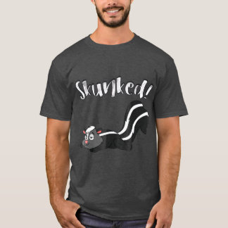 Ive har Skunked Board Card Games Skunk T Shirt