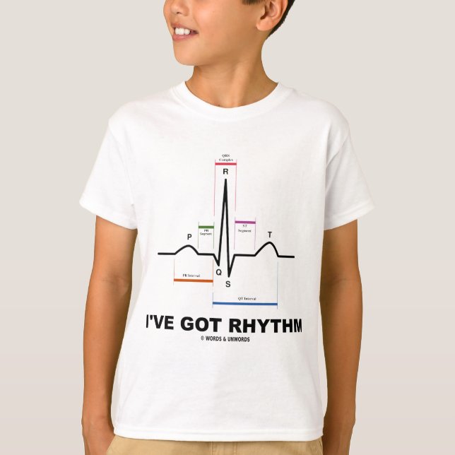 I've harrytm (ECG - EKG-hjärtatakten) Tee (Framsida)