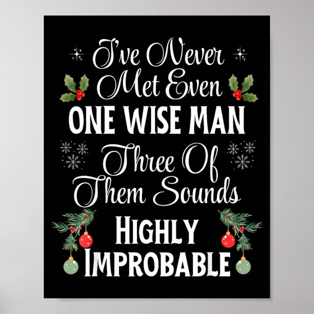 I've Never Met Even One Wise Man Three Sounds Impr Poster (Framsidan)