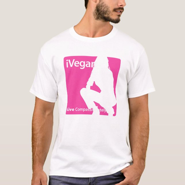 iVegan kvinna T Shirt (Framsida)