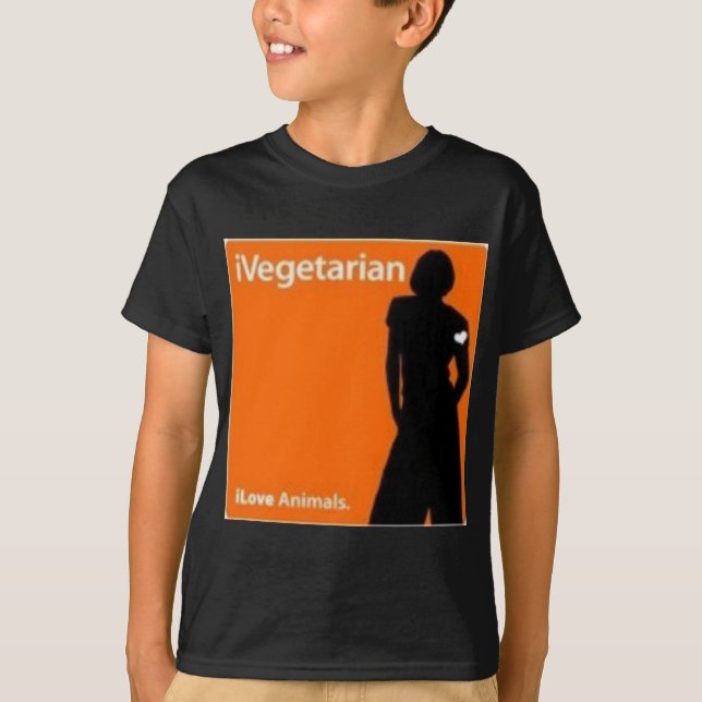 iVegetarian Tee Shirt (Framsida)