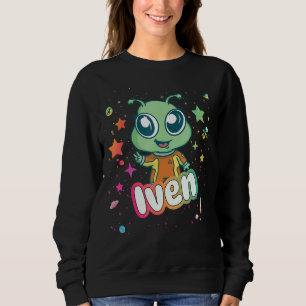 IVEN - Cute Boy Namn med söt Alien T Shirt