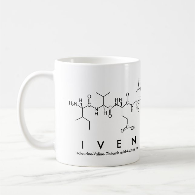 Iven peptide namn mugg (Vänster)
