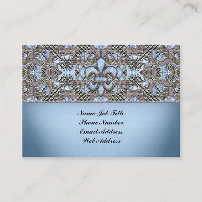 Iverk baronvärdighetanpassade visitkort (Framsida)