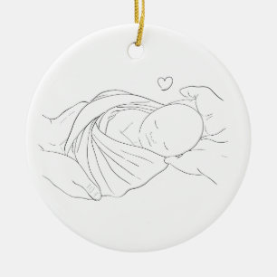 IVF Doktor Miracle Work Gift Ornament Blue