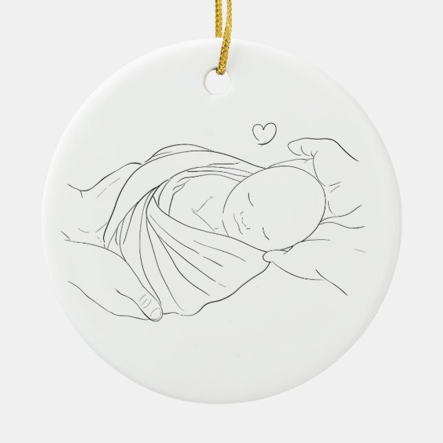 IVF Doktor Miracle Work Gift Ornament Blue (Framsidan)