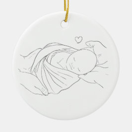 IVF Doktor Miracle Work Gift Ornament Rosa