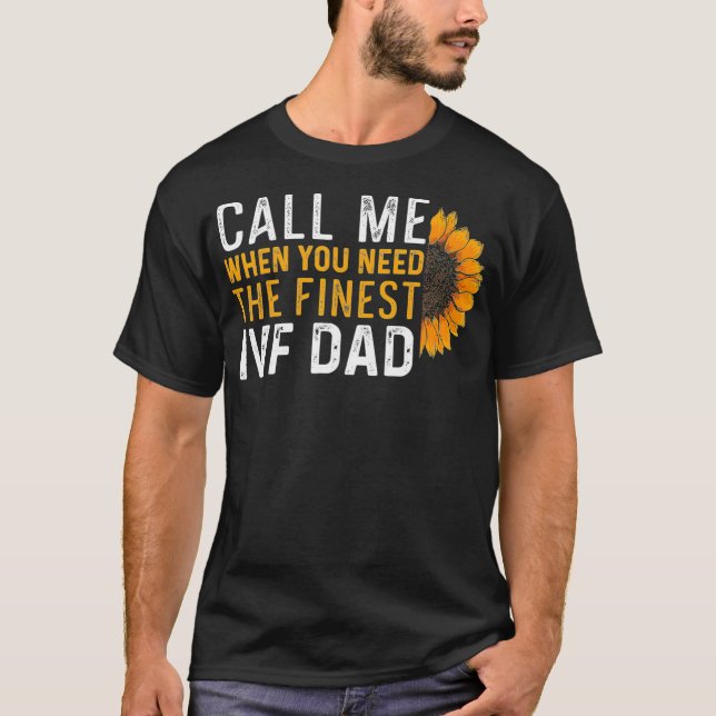 IVF Gift Warrior Pappa Transfer Day Infertility  T Shirt (Framsida)
