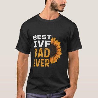 IVF Gift Warrior Pappa Transfer Day Infertility T Shirt